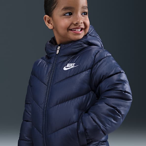 【小学４年、5年 男女】 Nike フード付きダウンジャケット フリース使い NIKE公式】 キッズ ライフスタイル ジャケット・ベスト【ナイキ
